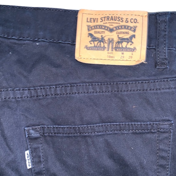 Levi’s Black 511 Slim Jeans 18 Reg - Picture 3 of 7